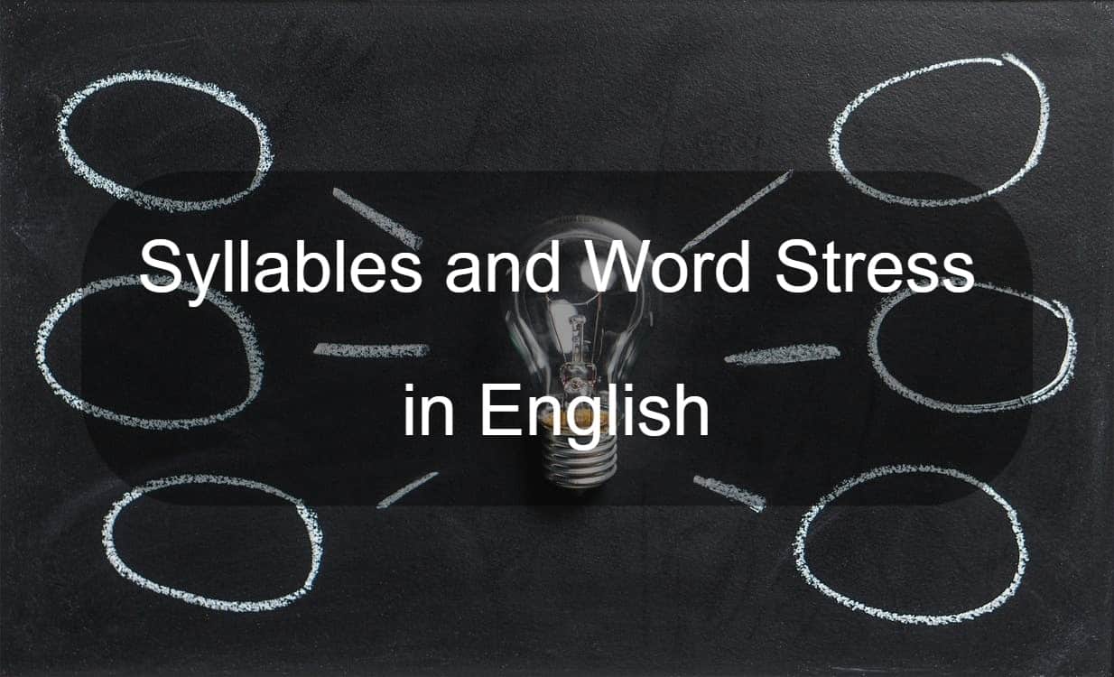 Syllables and Word Stress in English