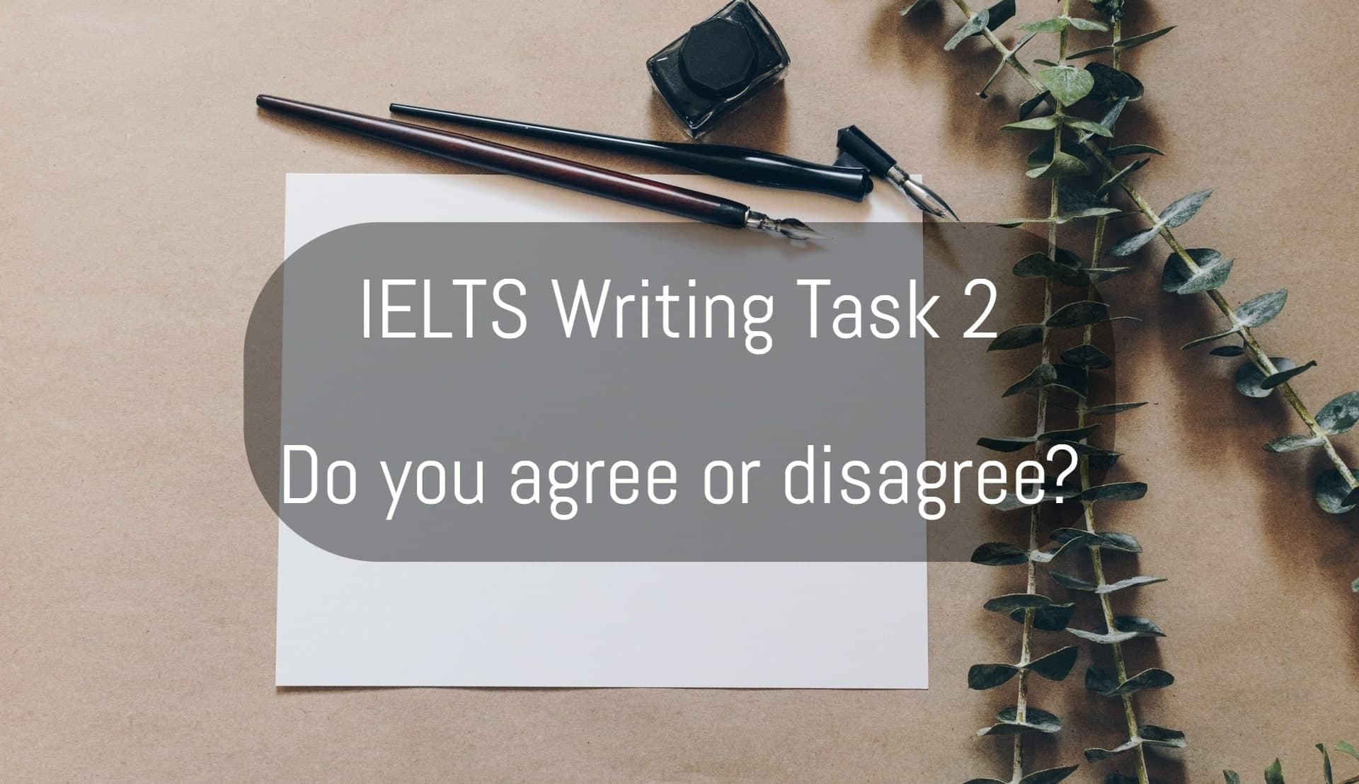 Ielts writing task 2 do you agree or disagree