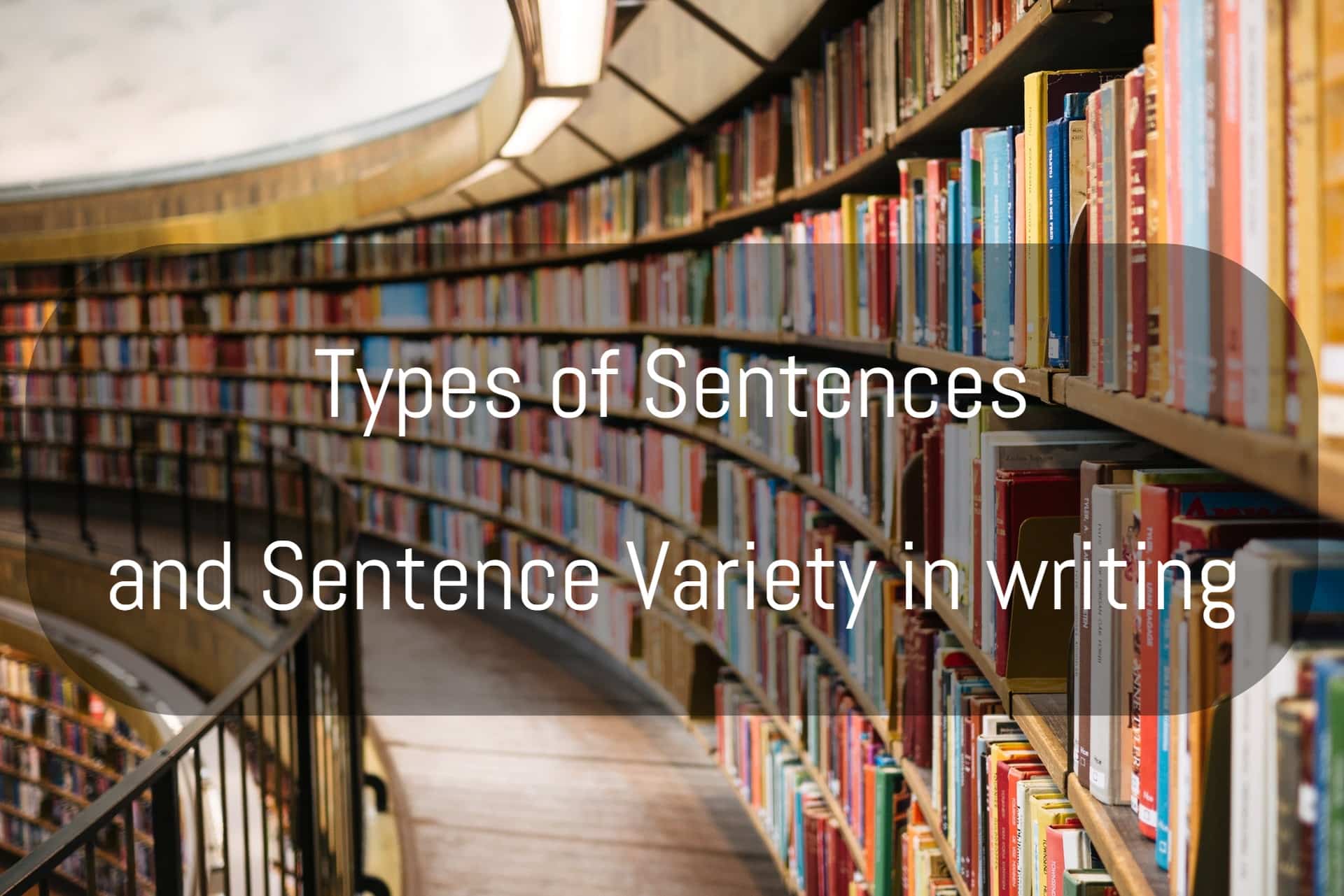 Types of sentences in English